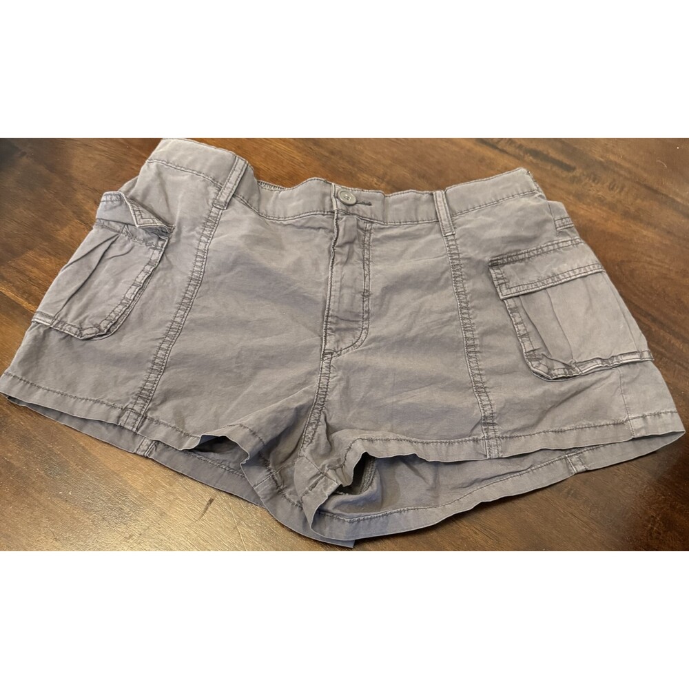 Womens Denim Collection Gray Cargo Shorts Eu Size 38 Size 6